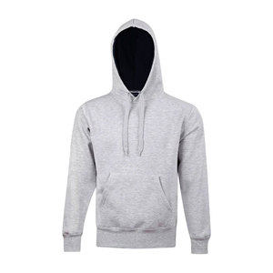 Sudadera con Capucha Unisex de Felpa con Contraste, Cierre Frontal, Premium, Dos Tonos, Estilo Informal, Material de Felpa de Algodón - Product Image 5