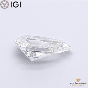 Diamante Cultivado en Laboratorio CVD con Forma de Pera, Certificado IGI, 1.00 Quilates, Claridad VVS1, Color D, para Colgante Solitario Elegante - Product Image 4