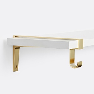 Trending Brass Shelf Bracket Wall Mount Support Durable Metal Bracket for <b>Console</b> <b>Table</b> Plant Stand Indoor Outdoor Home Decor - Product Image 4