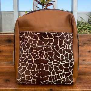 Nouveau Haute Qualité Durable En Cuir Véritable Femmes Étudiants Sac À Dos Imprimé Animal Multi-Fonctionnel Grand Convertible Voyage Sac À Dos - Product Image 2
