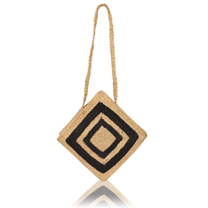 Bolso Bandolera de Yute Bohemio para Mujer 2026: Tendencia, Geométrico, Trenzado, para Playa, Viajes, Compras, Ecológico, Moda Femenina, India - Product Image 2