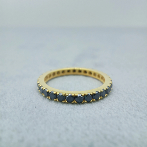 Anillo de Compromiso y Boda D'VINS JEWELS, Diseño Redondo Moderno, Corte Brillante, Color D, Blanco, Plateado, Dorado, Certificado - Product Image 1