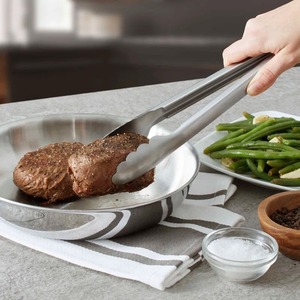 Pinces en acier inoxydable résistantes à la chaleur, outil de cuisine pour la manipulation de la viande 260C - Product Image 5