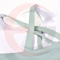 Sujetador Deportivo Ever Glow para Mujer, Súper Suave, Transpirable, con Tirantes Cruzados de Malla, de Alta Sujeción, con Logotipo Frontal, para Yoga, Fitness y Entrenamiento