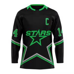 Maillot de hockey VelocityPro – Uniforme d'équipe personnalisé avec nom et numéro 280g - Product Image 1