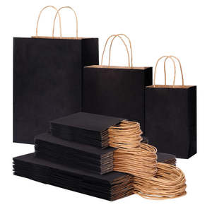 Bolsas de Papel Kraft Marrón al por Mayor con Asa |   Bolsas Personalizadas con Logotipo para Comida para Llevar, Café, Pizza y Leche - Product Image 2