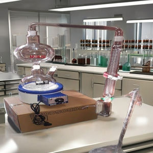 Aparato de Destilación Manual por Vapor MAYALAB, Vidrio de Borosilicato, 1000 ml, Unidad de Destilación de Laboratorio Completa, Aceite Esencial - Product Image 1