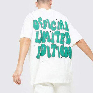 เสื้อยืดคอกลมผ้าฝ้าย 100% ลายมัดย้อมสำหรับผู้ชาย พร้อมกางเกงขาสั้น ชุดออกกำลังกายลายพิมพ์เรียบ ชุดเสื้อยืดแบบกำหนดเอง - Product Image 3
