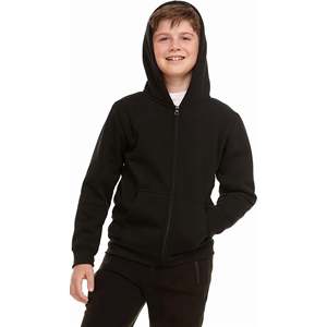 Men's Casual <b>Hooded</b> Sweatshirt Regular Fit Solid Color Hoodie Brown Knitted Fabric Sweatshirt - Product Image 3