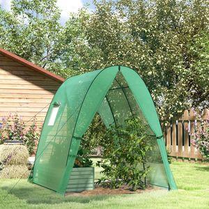 6X6 'X 6.6' verde Tunnel Hoop casa serra sacchi di sabbia - Product Image 1