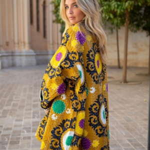 Indian Suzani Floral Pattern <b>Kantha</b> Japanese Kimono House Coat Dressing Gown Winter Kimono <b>Jacket</b> Reversible Thermal 100% Women - Product Image 4
