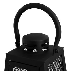 Metal <b>Candle</b> <b>Lantern</b> Handcrafted <b>Candle</b> Holder Decor <b>Lantern</b> Black for Home Living Room Bedroom Table <b>Garden</b> Wedding Decoration - Product Image 5