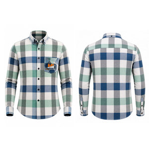 เสื้อเชิ้ตผ้าแฟลนเนลสำหรับขี่มอเตอร์ไซค์บุรุษ  เสื้อป้องกันการกระแทกสำหรับขี่มอเตอร์ไซค์  เสื้อเชิ้ตแขนยาวผ้าแฟลนเนลเนื้อนุ่ม - Product Image 1