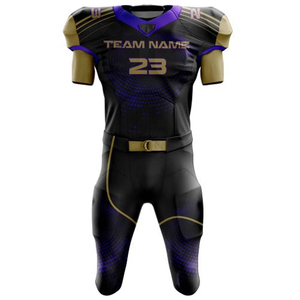 American Football Practice Uniform Set with Jersey Pants Helmet and <b>Socks</b> <b>Moisture</b>-Wicking Eco-Friendly Custom Team Name - Product Image 3