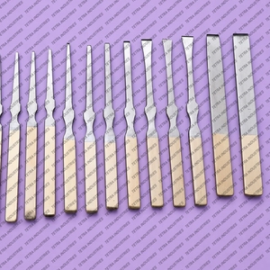 Tetra Industries – Kit de 18 instruments de rhinoplastie et d'ostéotomie, instruments de chirurgie nasale manuels en acier inoxydable CE MOL - Product Image 3