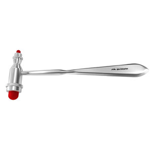 Marteau de réflexe neurologique Tromner manuel en acier inoxydable à pointe fine pour une réponse cutanée superficielle précise - Product Image 1