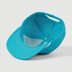 Gorra de Golf Personalizada de Lona para Exteriores con Visera Plana, Perforaciones Cortadas con Láser y Bordado 3D, Fabricante Mayorista OEM ODM, MOQ Bajo - Product Image 5