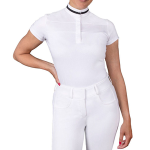 เสื้อขี่ม้าผู้หญิงแบบ OEM และ ODM คุณภาพสูง แขนสั้น - Product Image 1