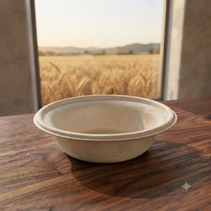 Paquete al por Mayor de Tazones Biodegradables de Pulpa de Caña de Azúcar de 6 Oz para Restaurantes - Product Image 3