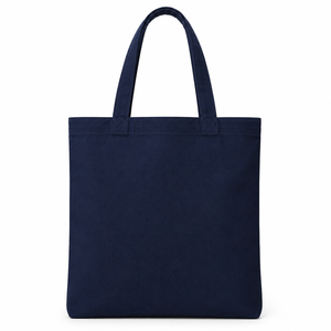 Bolsa de Lona Azul Marino AMANI de 16x14 Pulgadas con Estampado 'Adventure Awaits' y Asas con Correa para el Hombro para Uso Diario y de Viaje - Product Image 3