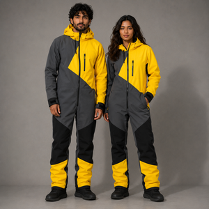 Traje de Esquí Personalizado Unisex de una Pieza, Impermeable y Aislado, para Invierno, Marca Privada, Fabricante y Proveedor de Ropa para Snowboard - Product Image 4