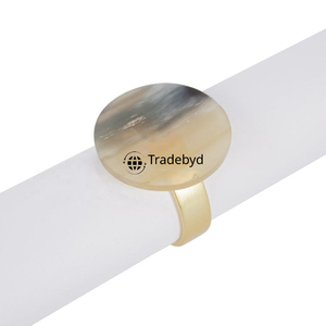 Anillo para Servilletas de Diseño Ecológico Estilo Campestre, Hecho a Mano, de Lujo, Calidad Premium, Adorno Natural para Mesa, Ideal para Regalos, Tradebyd - Product Image 5