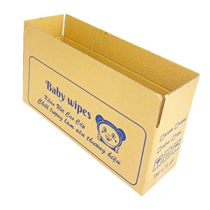 Custom Eco-Friendly Recyclable Corrugated Self Erecting Boxes with Offset Printing Recycled <b>Materials</b> for Household <b>Packaging</b> - Product Image 5