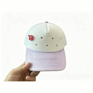 High Quality Structured Embroidery Baseball <b>Caps</b> for Men Women 6-Panel Rope Hats Laser Holes Mesh <b>Cap</b> - Product Image 2
