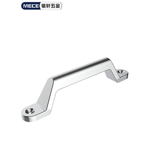 Poignée de fenêtre en acier inoxydable 304 moulée avec précision, corps massif, forme de arc, pour équipement industriel lourd - Product Image 1