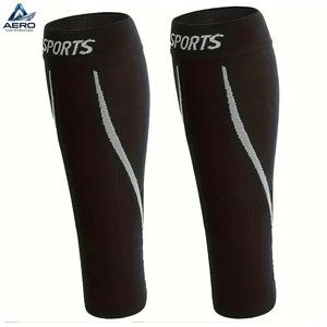 1 paire de manchons de compression respirants et élastiques pour les mollets, pour la course à pied, le football, le basketball, la gym et la randonnée - Product Image 1