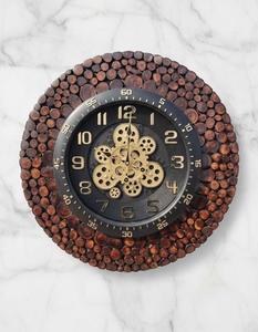 Antique wooden wall <b>clock</b> for home decor - Product Image 1