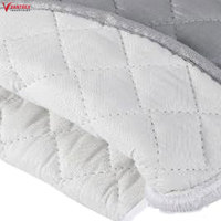 Maniques de four en coton tissé, style Mid-Century Modern, résistantes à la chaleur, à manchette longue, avec doublure en silicone anti-brûlure, durables, respirantes, Needle Vantrex