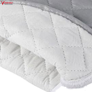 Cotton Midcentury Modern Woven Heat-resistant Oven Mitts Long-cuff Anti-scald <b>Silicone</b> Lining Durable Kitchen Gloves <b>Baking</b> - Product Image 2