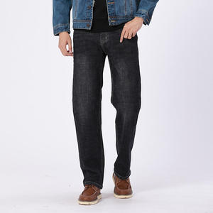 <b>Men</b> Denim <b>Jeans</b> Straight Fit Denim <b>Jeans</b> Soft Cotton <b>Trousers</b> Comfortable Daily Pants Classic Casual Style - Product Image 2