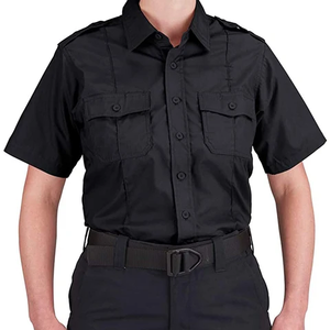 เสื้อเชิ้ตทำงานแขนยาวสำหรับผู้ชายแบบหนา สะท้อนแสงเพื่อความปลอดภัย สไตล์วินเทจ สำหรับเสื้อโปโลแขนยาว - Product Image 1