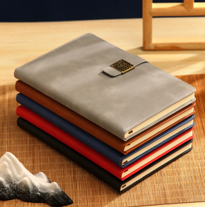 Hot Sale Full Customization A5 Pu Leather Hardcover Business <b>Diary</b> Pen Gift Set Journal Planner <b>Notebook</b> - Product Image 5