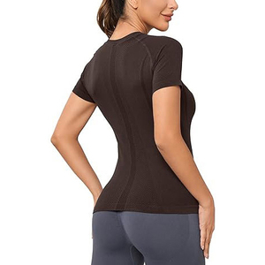 Women Half Sleeve Rash Guard <b>Compression</b> Athletic Top Surfing Swimming Gear Quality Fabric Performance Fitness Training <b>Shirt</b> - Product Image 5