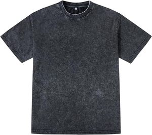 T-shirts décontractés pour hommes à logo personnalisé, respirants, à séchage rapide, écologiques, col rond, manches courtes, coupe ample, avec lettres, 100 % coton et soie - Product Image 1