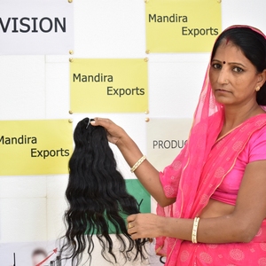 Cabello Humano Natural Ondulado 100% Virgen de Proveedores Vietnamitas, Color Negro, Ondas Profundas Sueltas, Sin Procesamiento Químico - Product Image 2