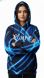 Sudadera con Capucha Unisex Extra Grande de Moda para Invierno, con Bordado y Sublimación, Estampado Completo, Tela Suave, Ideal para la Moda Urbana Diaria - Product Image 3