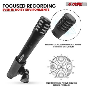 Micrófono de Instrumento Profesional de 5 Núcleos, Micrófono de Condensador Tipo Lápiz Cardioide XLR - Product Image 4
