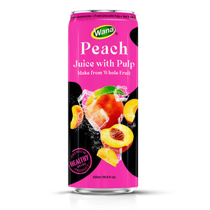 Saveur exotique 320ml Jus de pêche avec pulpe de boisson gazeuse OEM Private Label Wholesale Export - Product Image 1