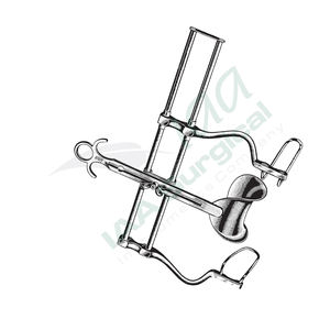 Retractor Abdominal Manual Balfour Autorretenible de Acero Inoxidable, Instrumento Quirúrgico Reutilizable y Ajustable para una Amplia Exposición - Product Image 3