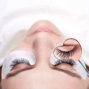 Miroir d'inspection mural simple face en acier inoxydable plaqué or pour artiste professionnel en extensions de cils - Product Image 2