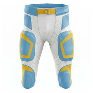 Uniforme de Fútbol para Hombre, Jersey 74 Blanco, Azul y Amarillo, Estampado en Relieve con Transferencia Térmica, Transpirable, de Poliéster Reflectante, Talla Adulto - Product Image 2