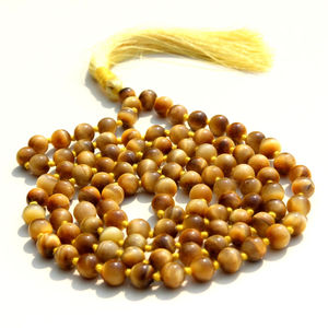 Tasbih en ambre œil de chat naturel, 99 perles, chapelet de prière islamique, Misbaha Tesbih, fabriqué à la main en Inde, vente en gros, MOQ 1 pièce - Product Image 1