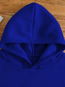 Sudadera con Capucha Oversize de Moda Hip Hop para Mujer, al por Mayor, Lisa, con Hombros Caídos - Product Image 6