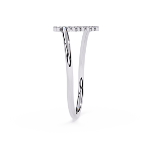 Anillo de Compromiso de Diamantes en Oro Blanco para Mujer, Corte Brillante Redondo, Diamantes Naturales con Certificación GIA, Estilo Clásico - Product Image 2