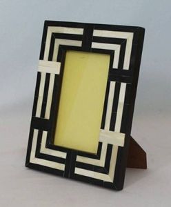 Marco de Fotos de Madera Hecho a Mano, Rectangular Vertical, Impresión Digital, Elegante Portafotos Decorativo, Artesanal - Product Image 3