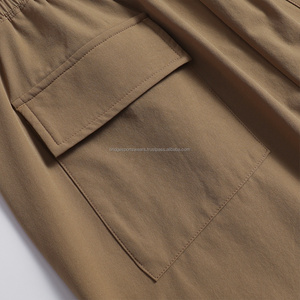 Shorts de badminton pour hommes en toile, couleur unie, respirants, séchage rapide, pour l'été, la course et l'entraînement - Product Image 6